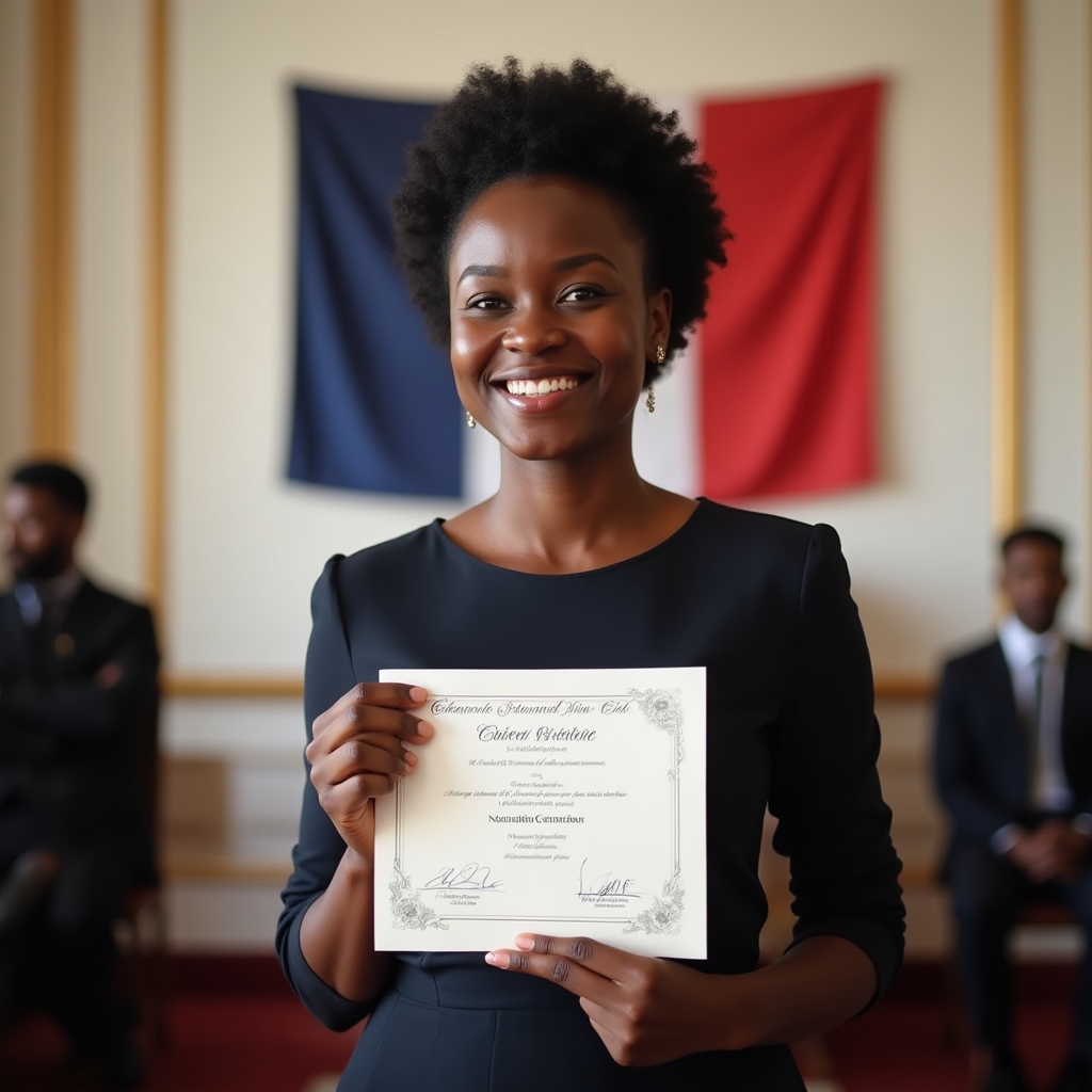 Cérémonie de naturalisation en France